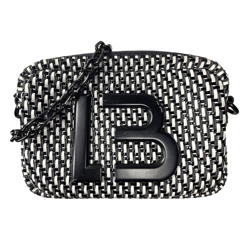 Bimba Y Lola Woven Crossbody Bag